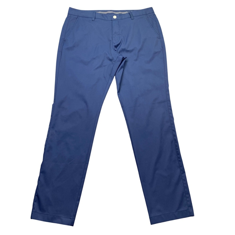 Bonobos Golf Mens Athletic Fit Performance Pants Blue Sz 36 Athleisure Preppy